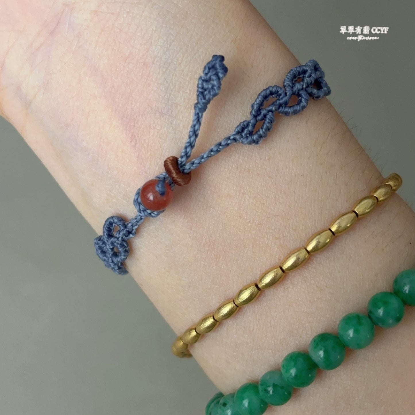 Blue vine bracelet