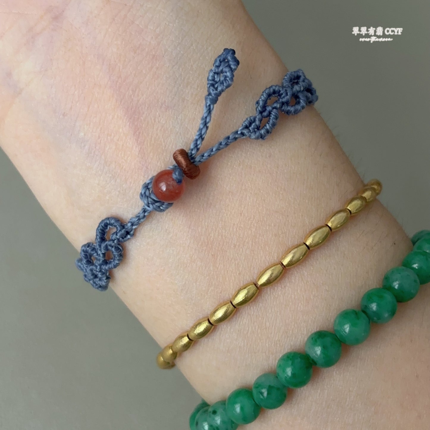 Blue vine bracelet