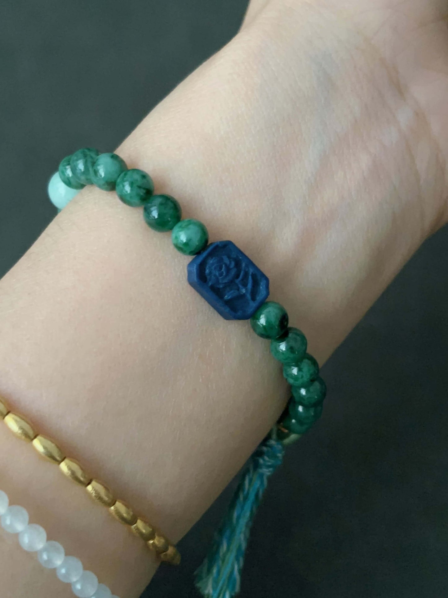  Real Green Jade Bracelet